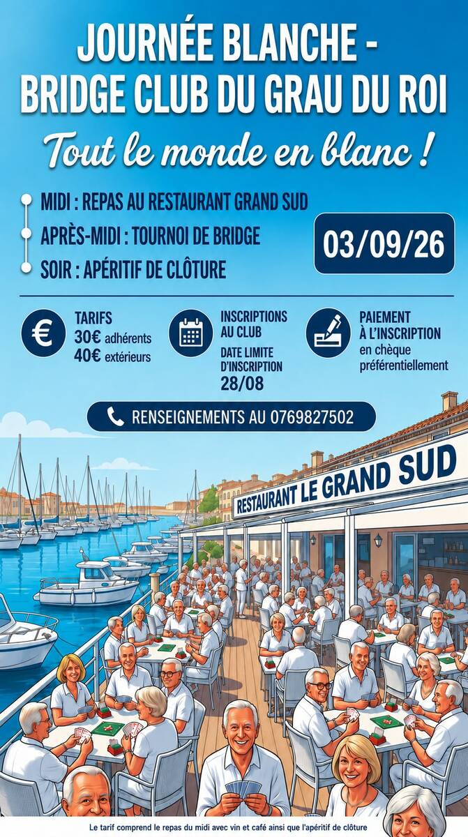 Journée Blanche 3 septembre 2026