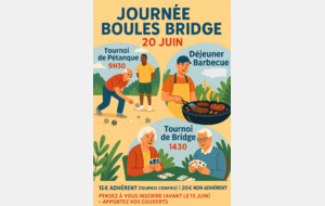 20 juin Journée Boules Bridge au Grau du Roi