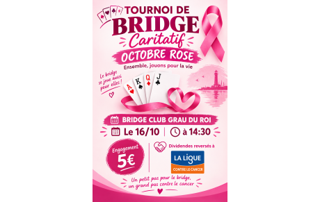 Tournoi caritatif octobre Rose